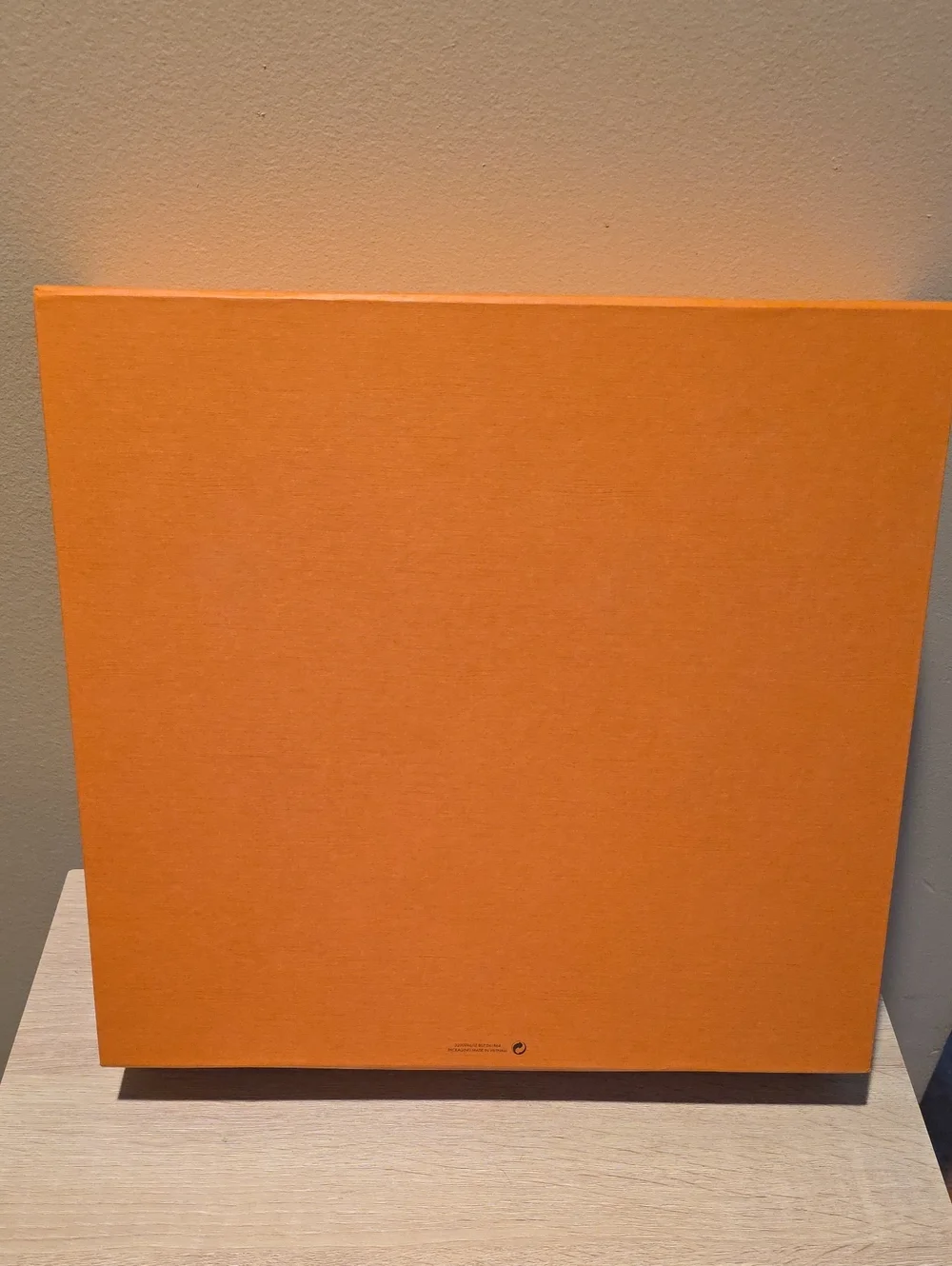 Louis Vuitton Orange Gift Box with Raised Logo (Empty)